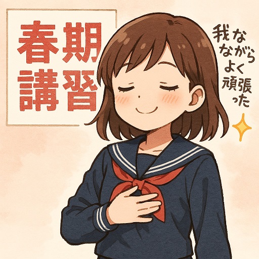 春期講習、終了！