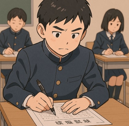 模擬試験の締め切り間近です。